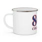 860 Colchester Red, White & Blue Enamel Camping Mug