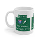 Vintage WCP Exit 67S Sign Mug 11oz
