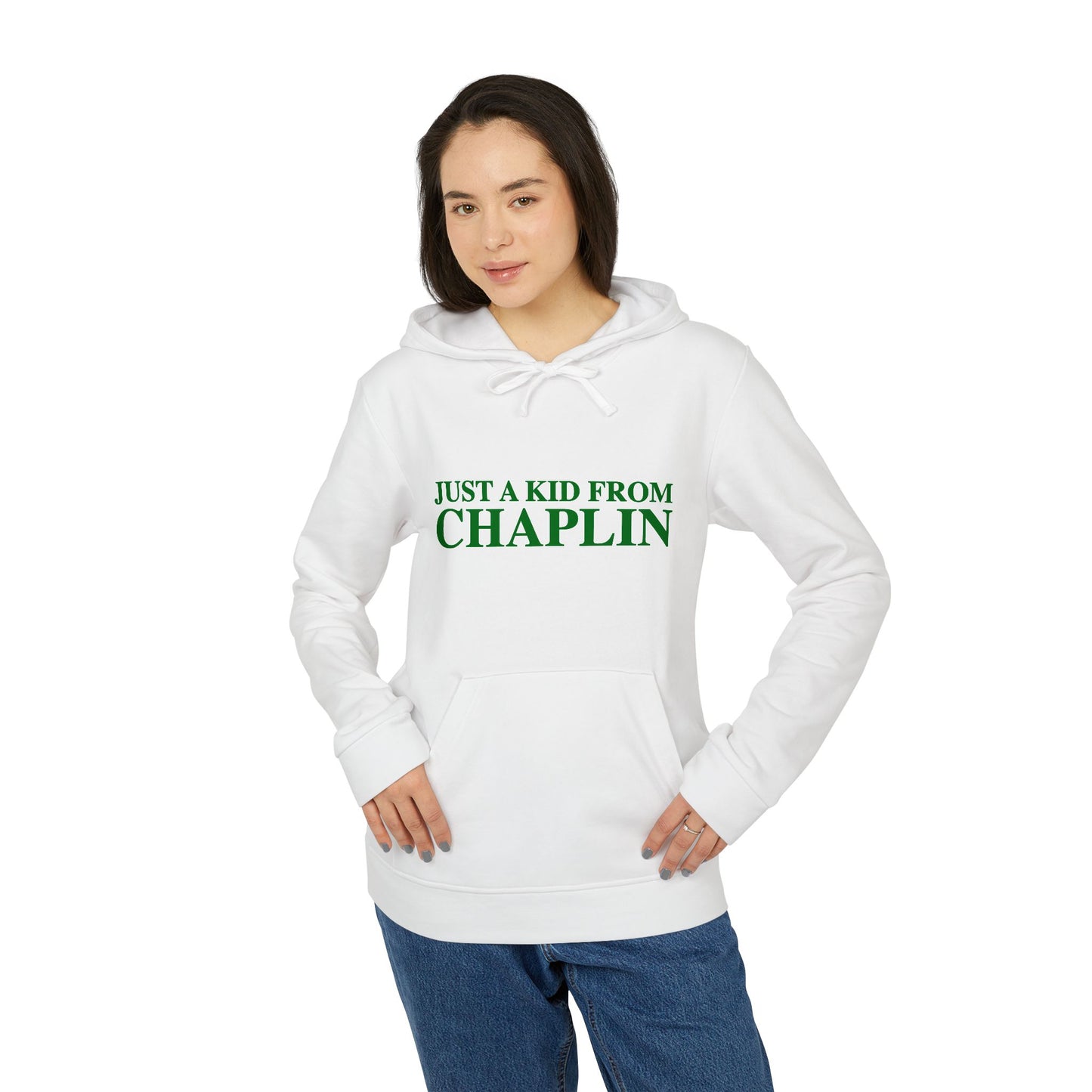 Just a kid from Chaplin adidas Unisex Fleece Hoodie