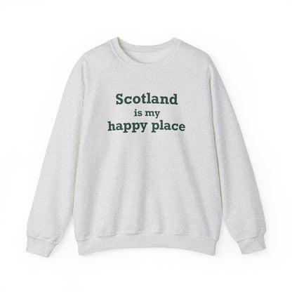 Scotland is My Happy Place Unisex Heavy Blend™ Crewneck Sweatshirt
