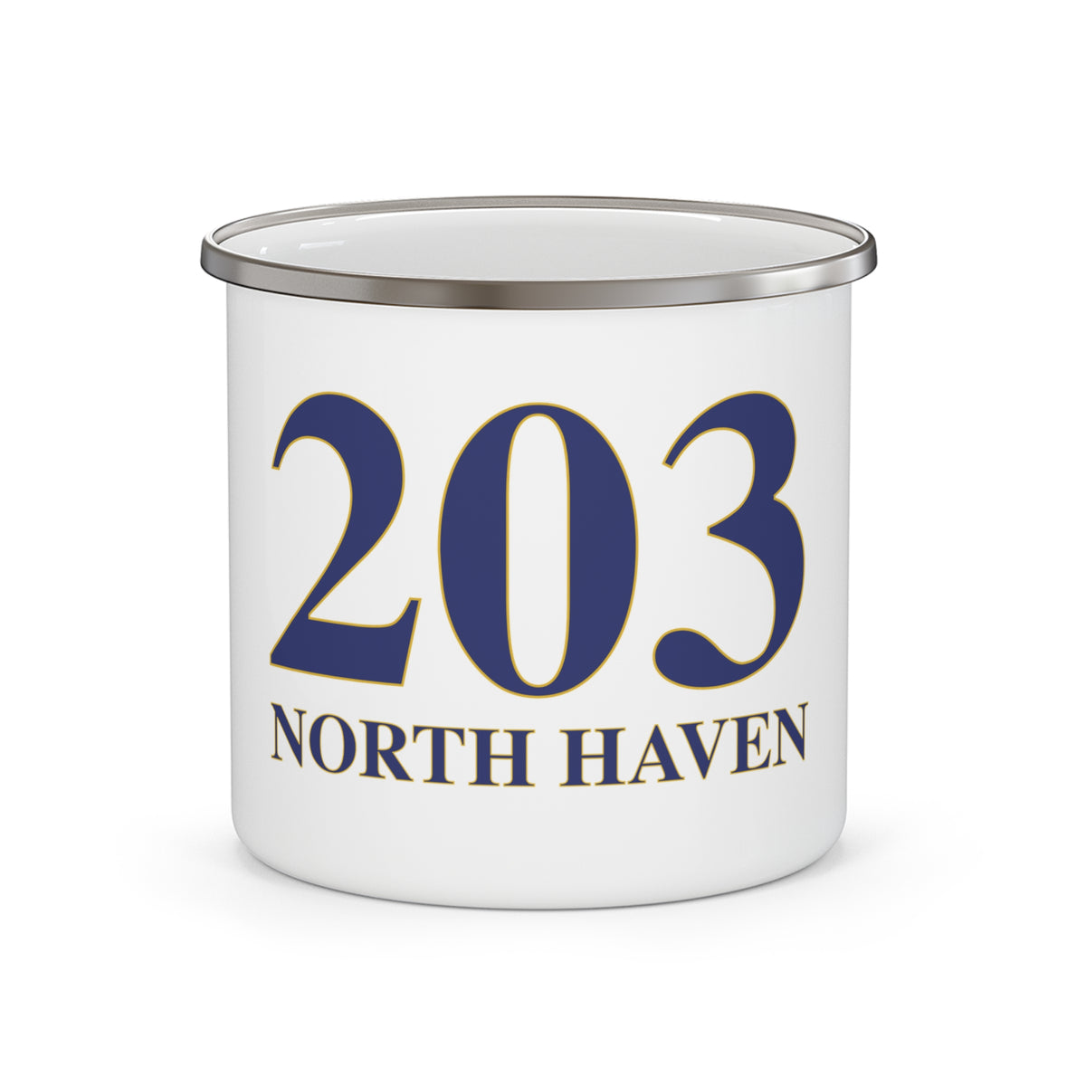 203 North Haven Enamel Camping Mug