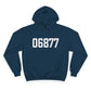 06877 Ridgefield CT Zip Code Champion Hoodie Sweatshirt