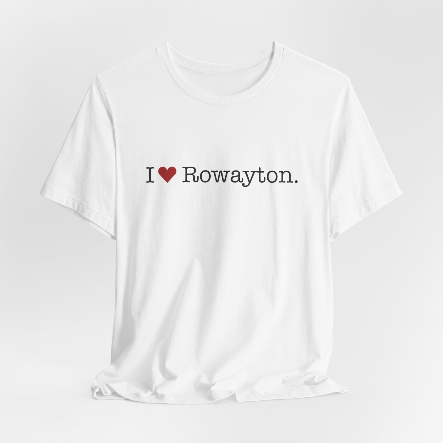 I Heart Rowayton. Unisex Jersey Short Sleeve T-Shirt