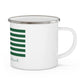 Lisbon Connecticut St. Patrick’s Day Flag Enamel Camping Mug
