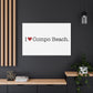 I Heart Compo Beach. Matte Canvas, Stretched, 1.25"