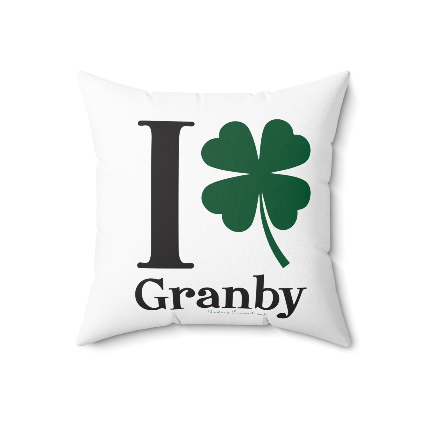I Clover Granby Spun Polyester Square Pillow