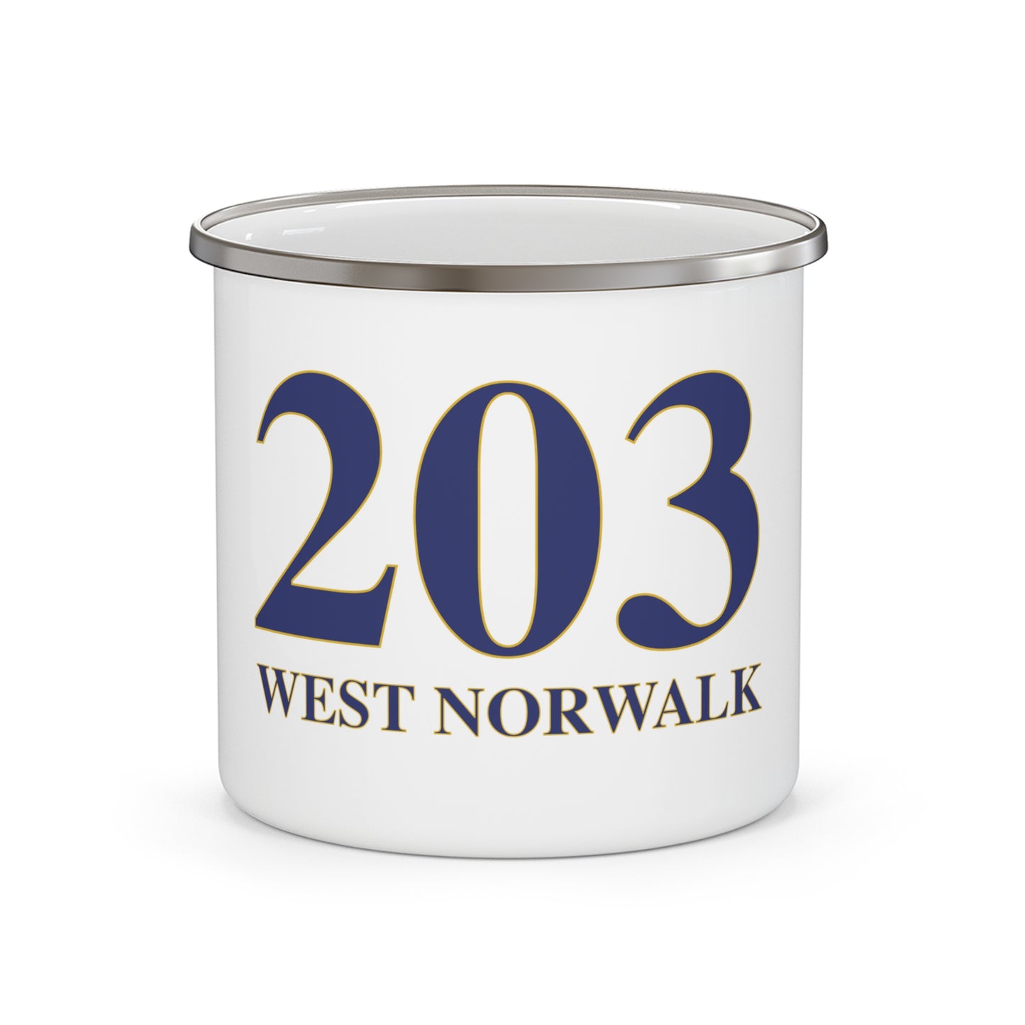 203 West Norwalk Enamel Camping Mug