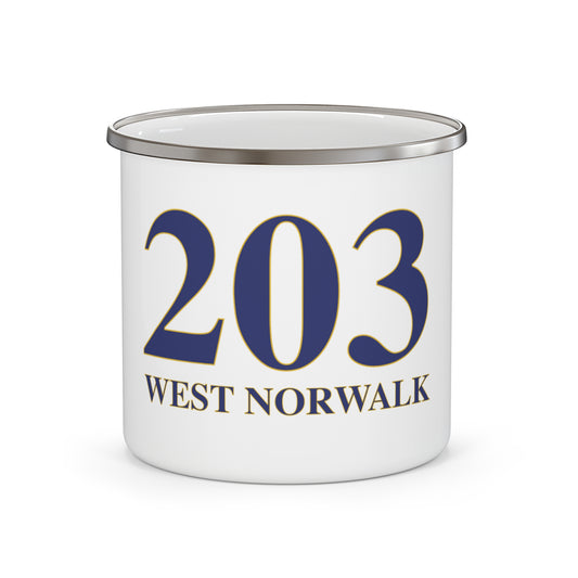203 West Norwalk Enamel Camping Mug