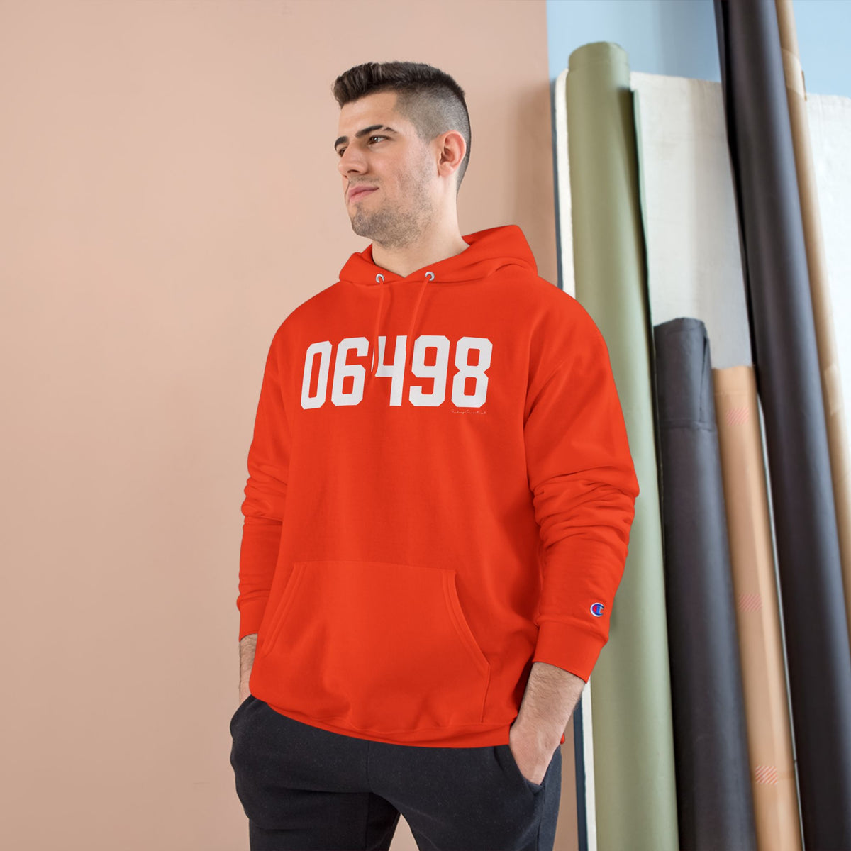 06498 Westbrook CT Zip Code Champion Hoodie
