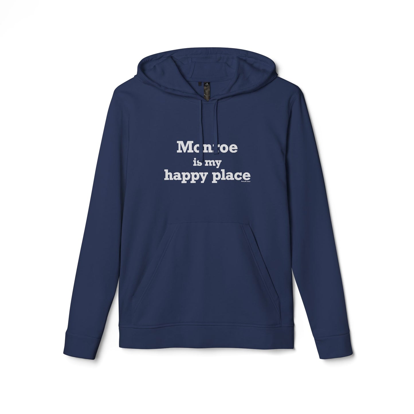 Monroe Is My Happy Place adidas Unisex Fleece Hoodie