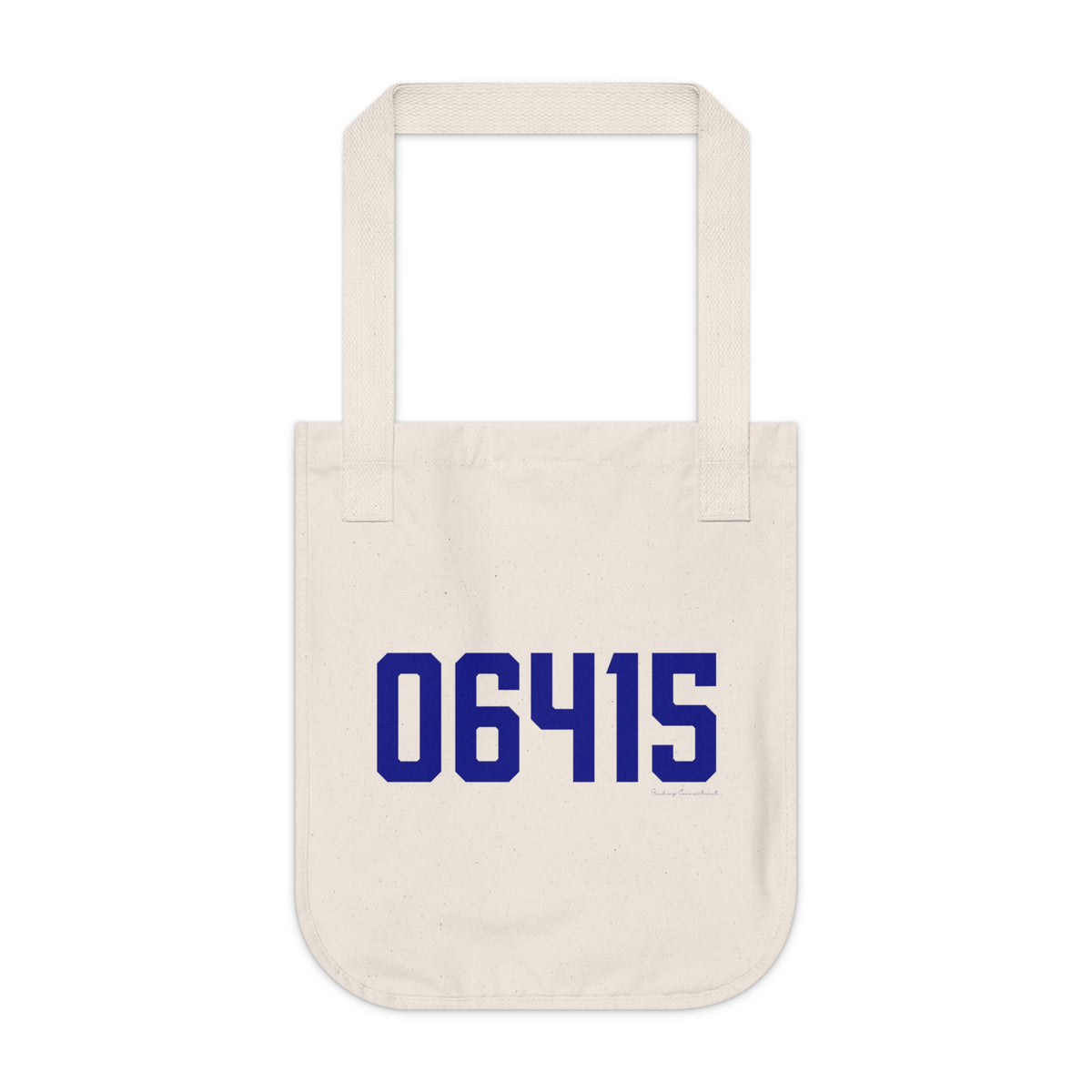 06415 Colchester Connecticut Zip Code Organic Canvas Tote Bag