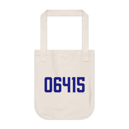 06415 Colchester Connecticut Zip Code Organic Canvas Tote Bag