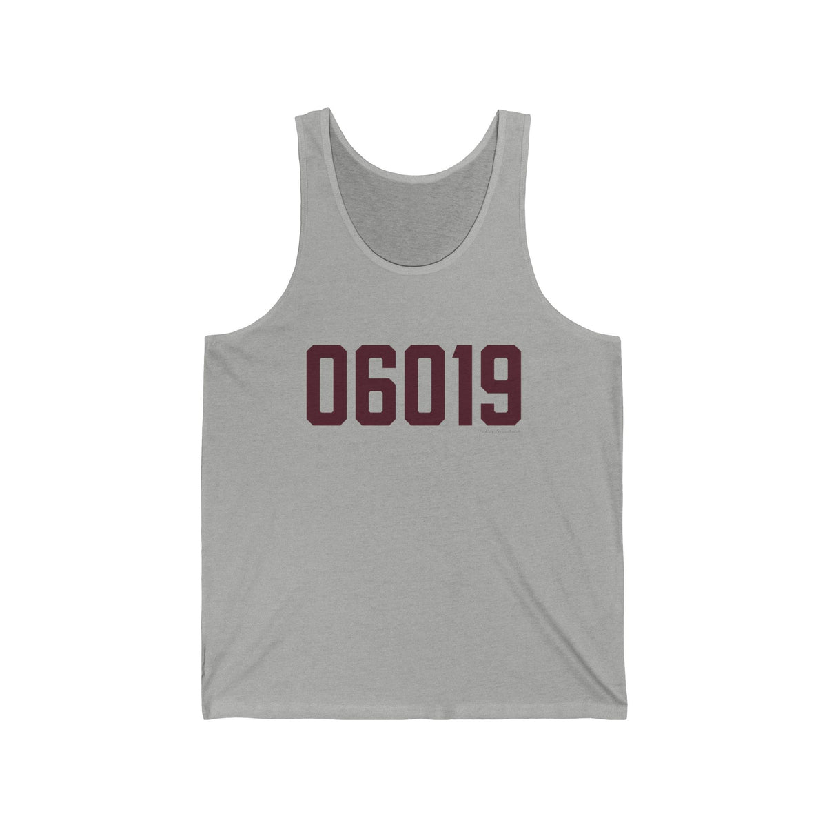06019 Canton Connecticut Zip Code Unisex Jersey Tank Top