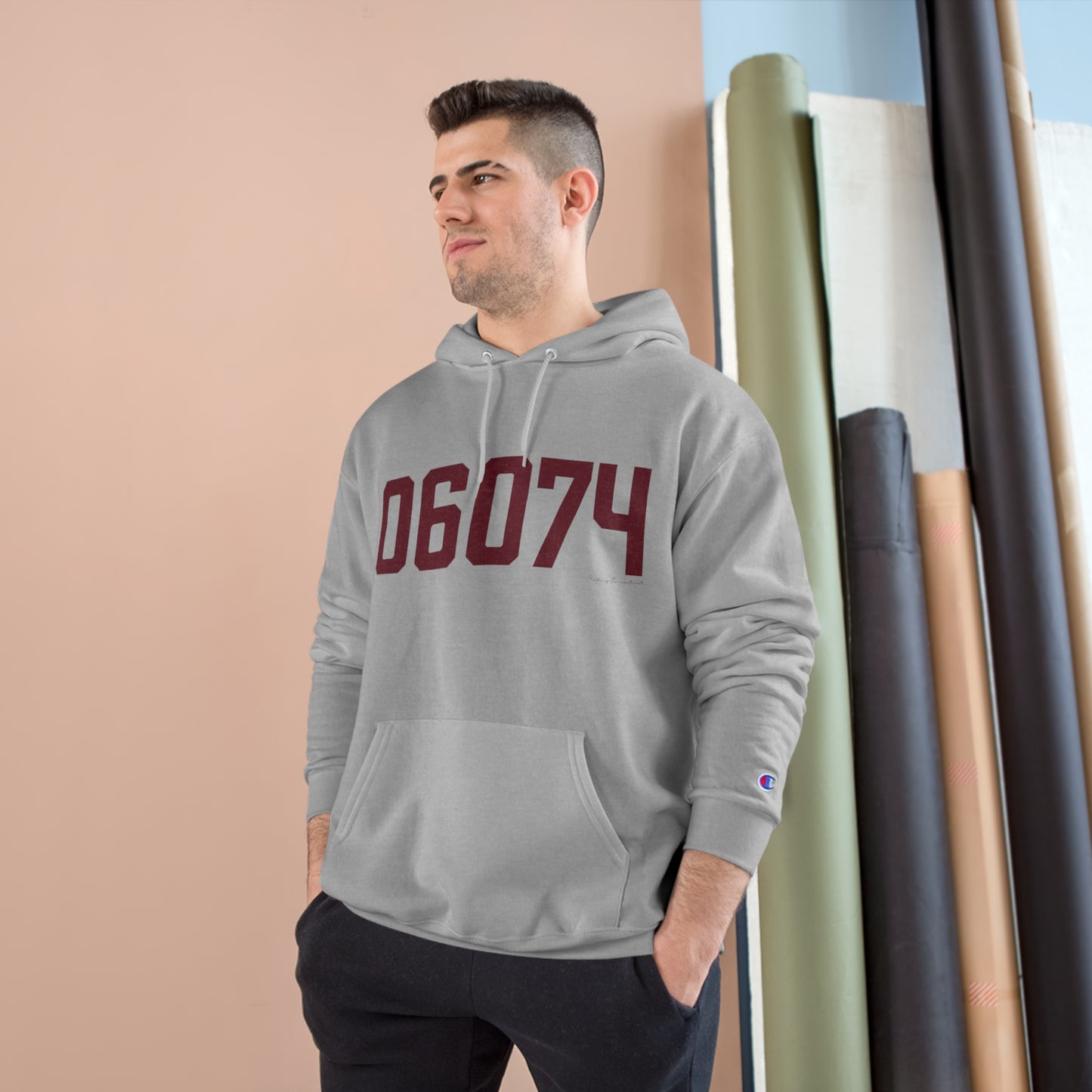 06074 - South Windsor Connecticut Zip Code Champion Hoodie