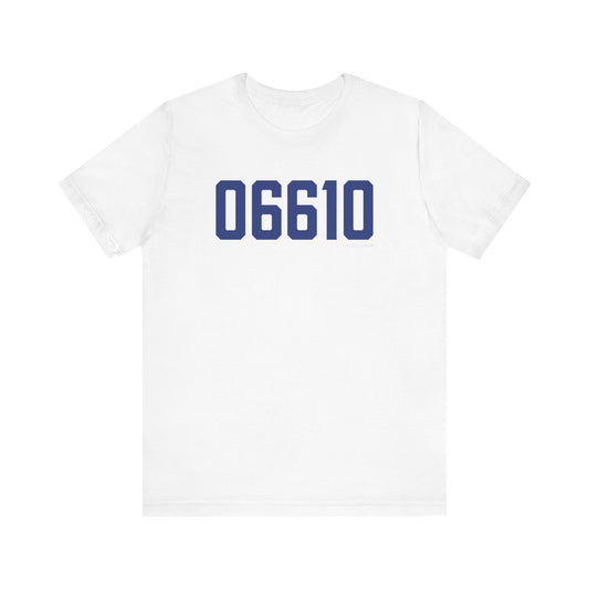 06610  Bridgeport Connecticut Zip Code Unisex Jersey Short Sleeve T-Shirt