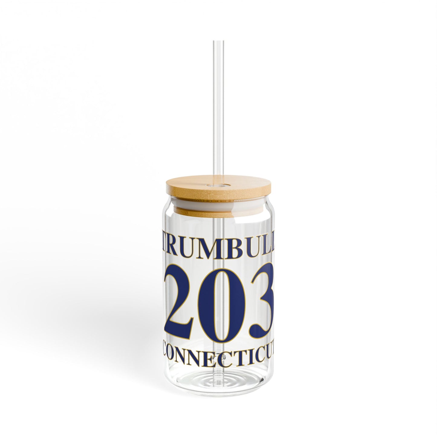 Trumbull 203 Connecticut  Sipper Glass, 16oz