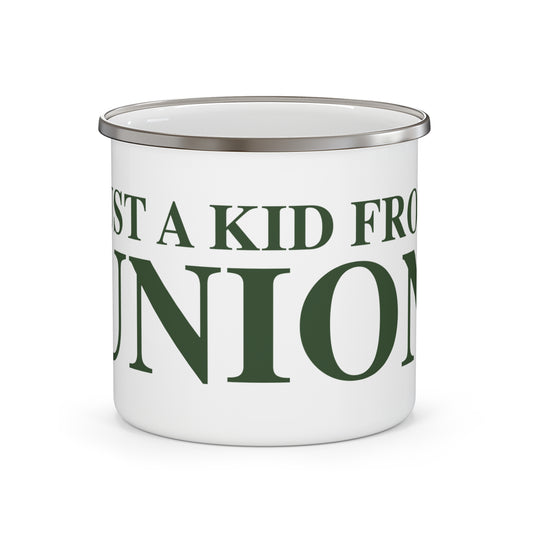 Just a kid from Union Enamel Camping Mug