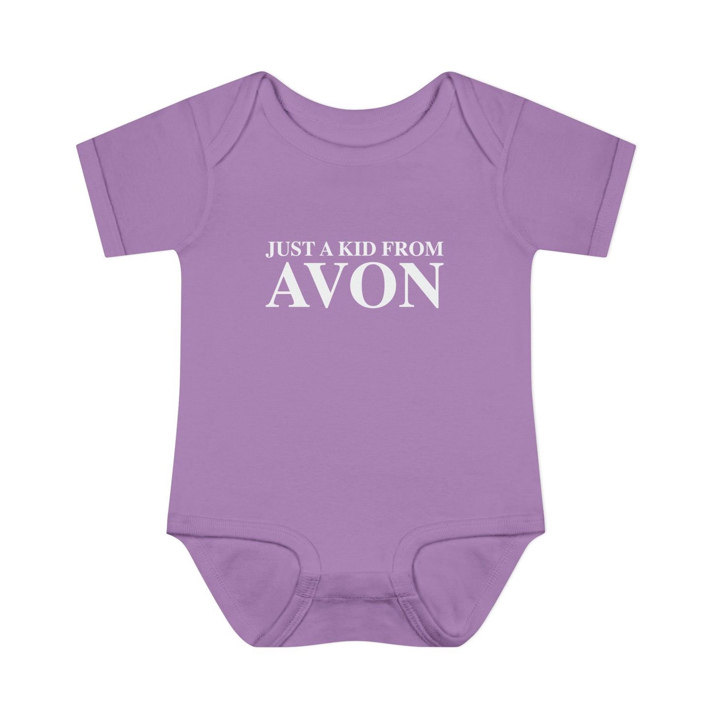 Just a kid from Avon Infant Baby Rib Bodysuit