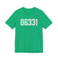 06331 Canterbury CT Zip Code Unisex Jersey Short Sleeve T-Shirt