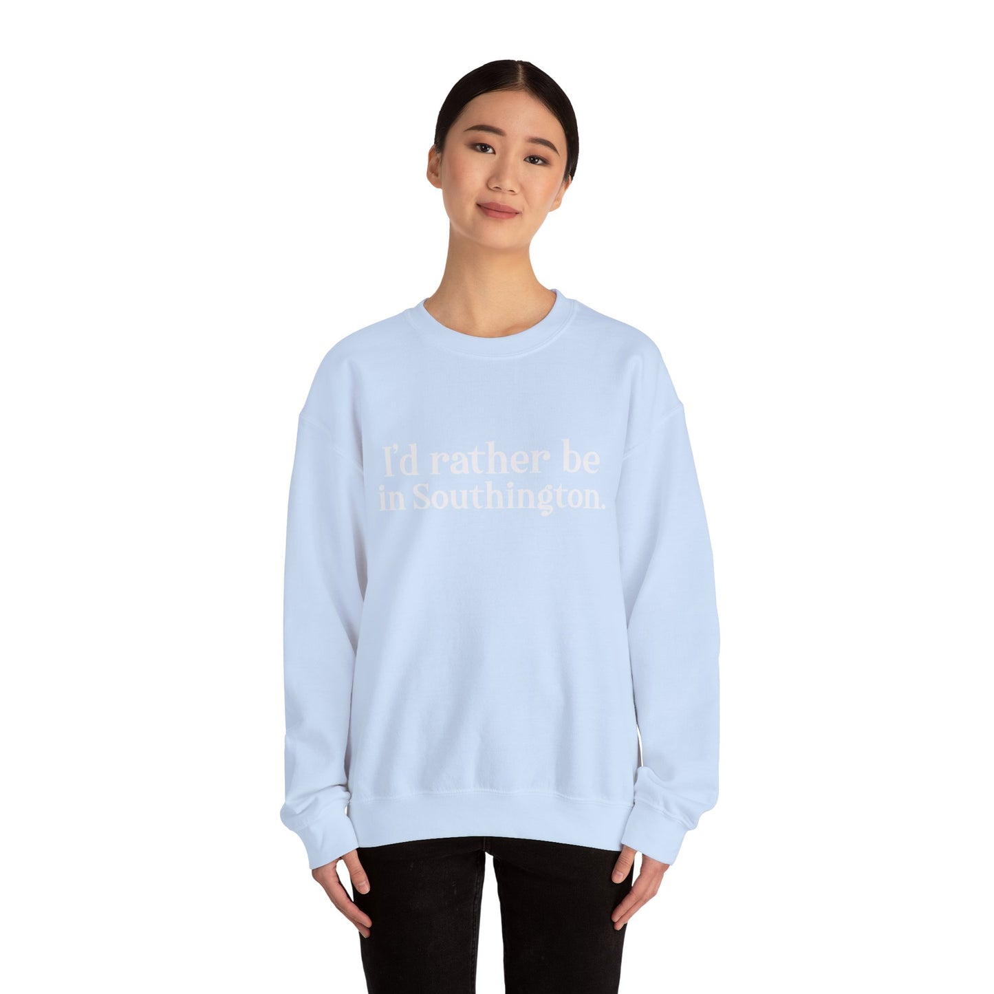 I’d rather be in Southington Unisex Heavy Blend™ Crewneck Sweatshirt