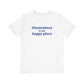 Glastonbury is My Happy Place Unisex Jersey Short Sleeve T-Shirt