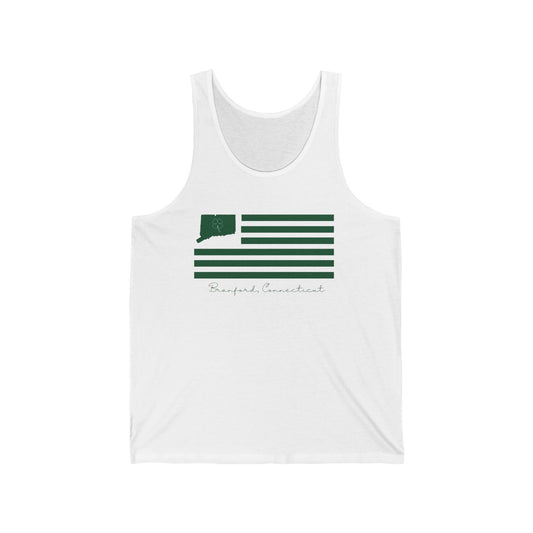 Branford Connecticut St Patrick’s Day Flag Unisex Jersey Tank Top