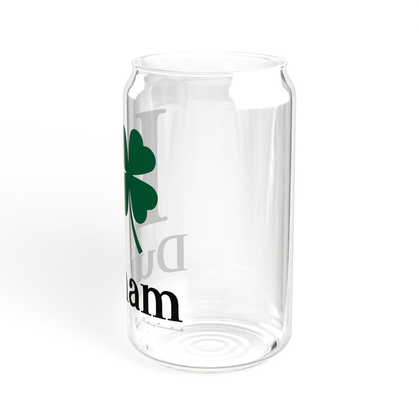 I Clover Durham Sipper Glass, 16oz