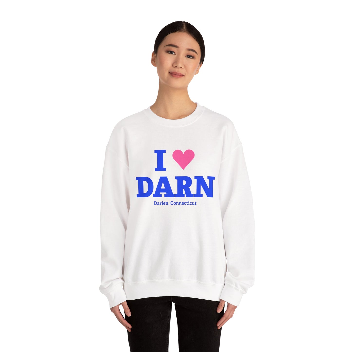 I Heart DARN Unisex Heavy Blend™ Crewneck Sweatshirt