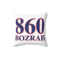 860 Bozrah Red, White & Blue Spun Polyester Square Pillow