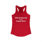 Old Saybrook is My Happy Place Women's Ideal Racerback Tank Top