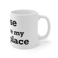 Goose Shows Are My Happy Place - Black Mug 11oz