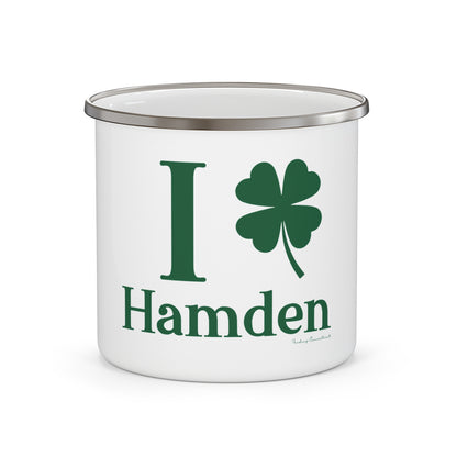 I Clover Hamden Enamel Camping Mug