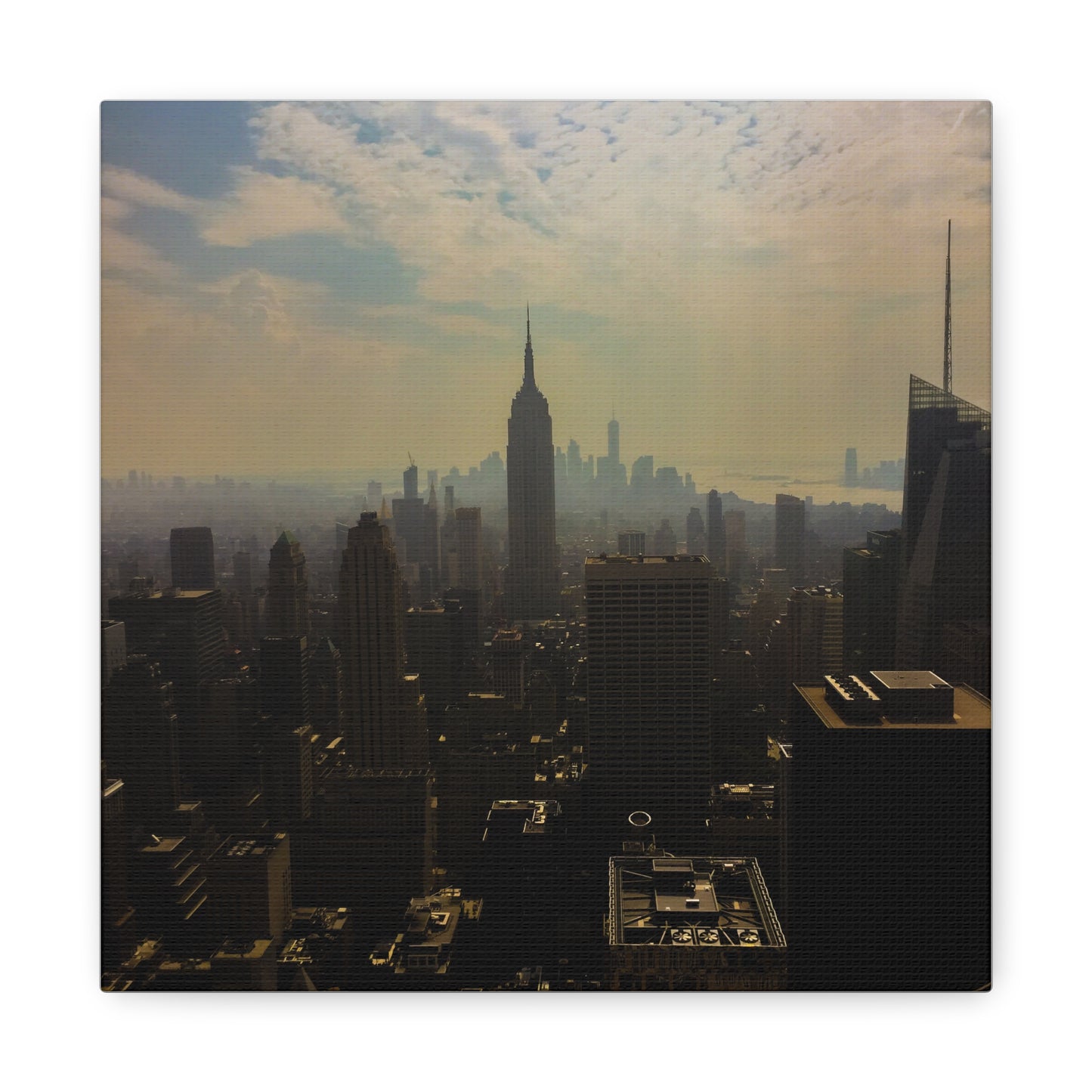NYC Skyline Matte Canvas, Stretched, 1.25"