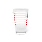 Bethany Connecticut Flag Pint Glass, 16oz