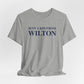 Just a kid from Wilton Unisex Jersey Short Sleeve T-Shirt