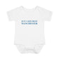 Just a kid from Manchester Infant Baby Rib Bodysuit