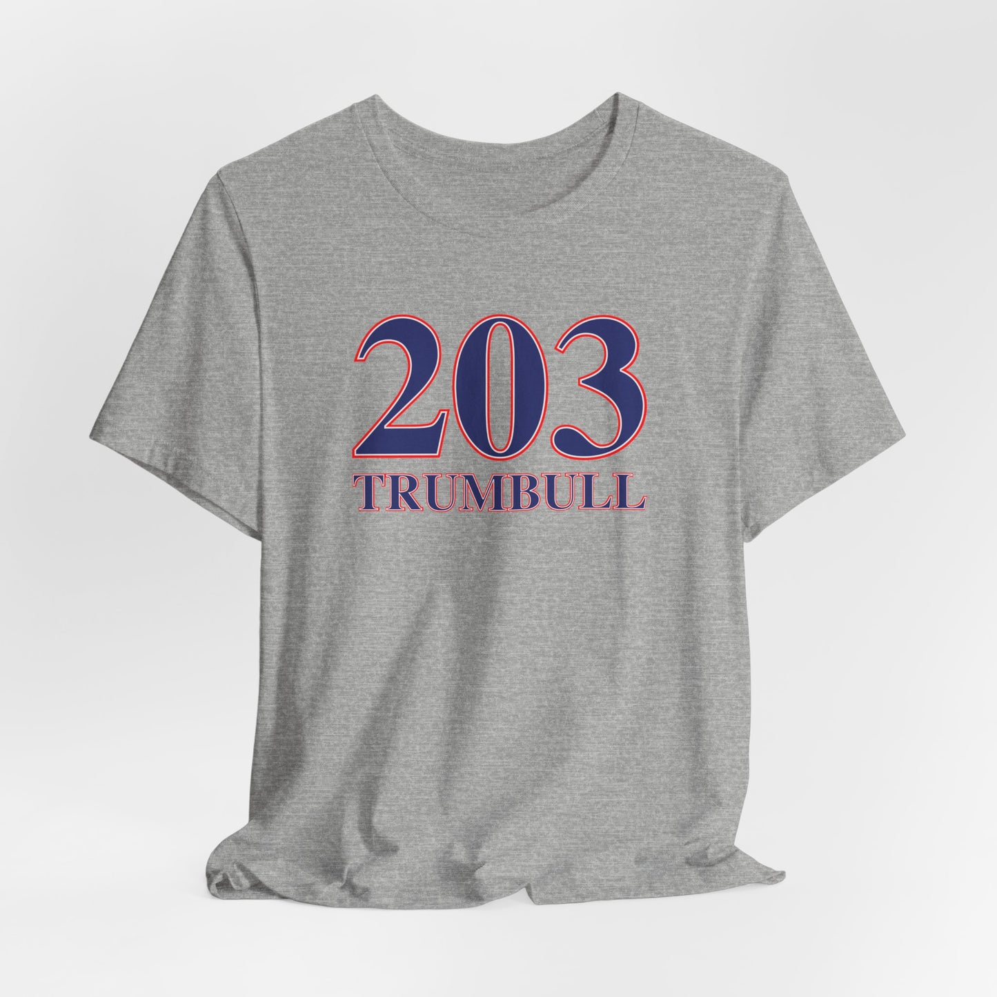 203 Trumbull Red White & Blue Unisex Jersey Short Sleeve T-Shirt