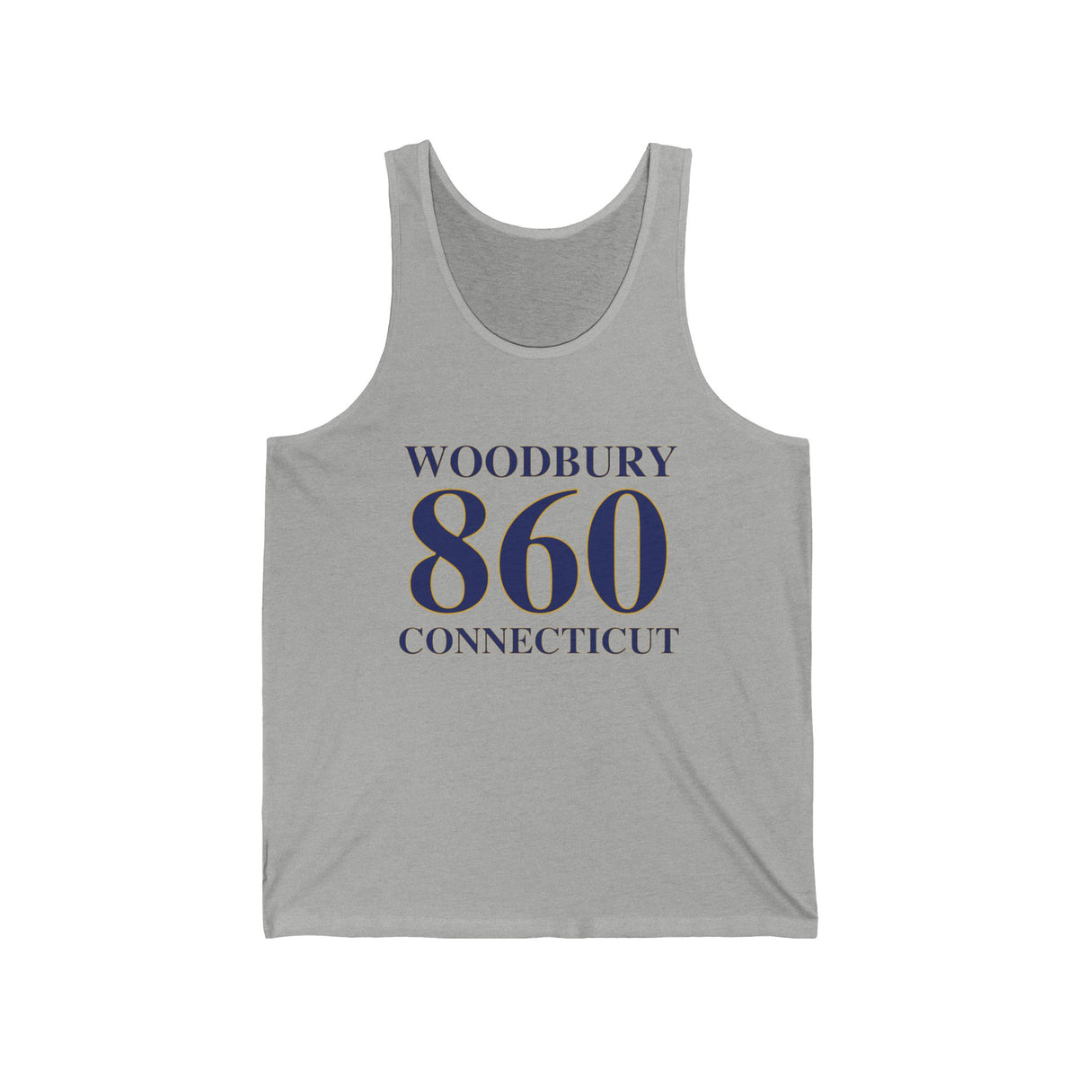 Woodbury 860 Connecticut Unisex Jersey Tank Top