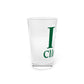 I Clover Clinton  Flag Pint Glass, 16oz