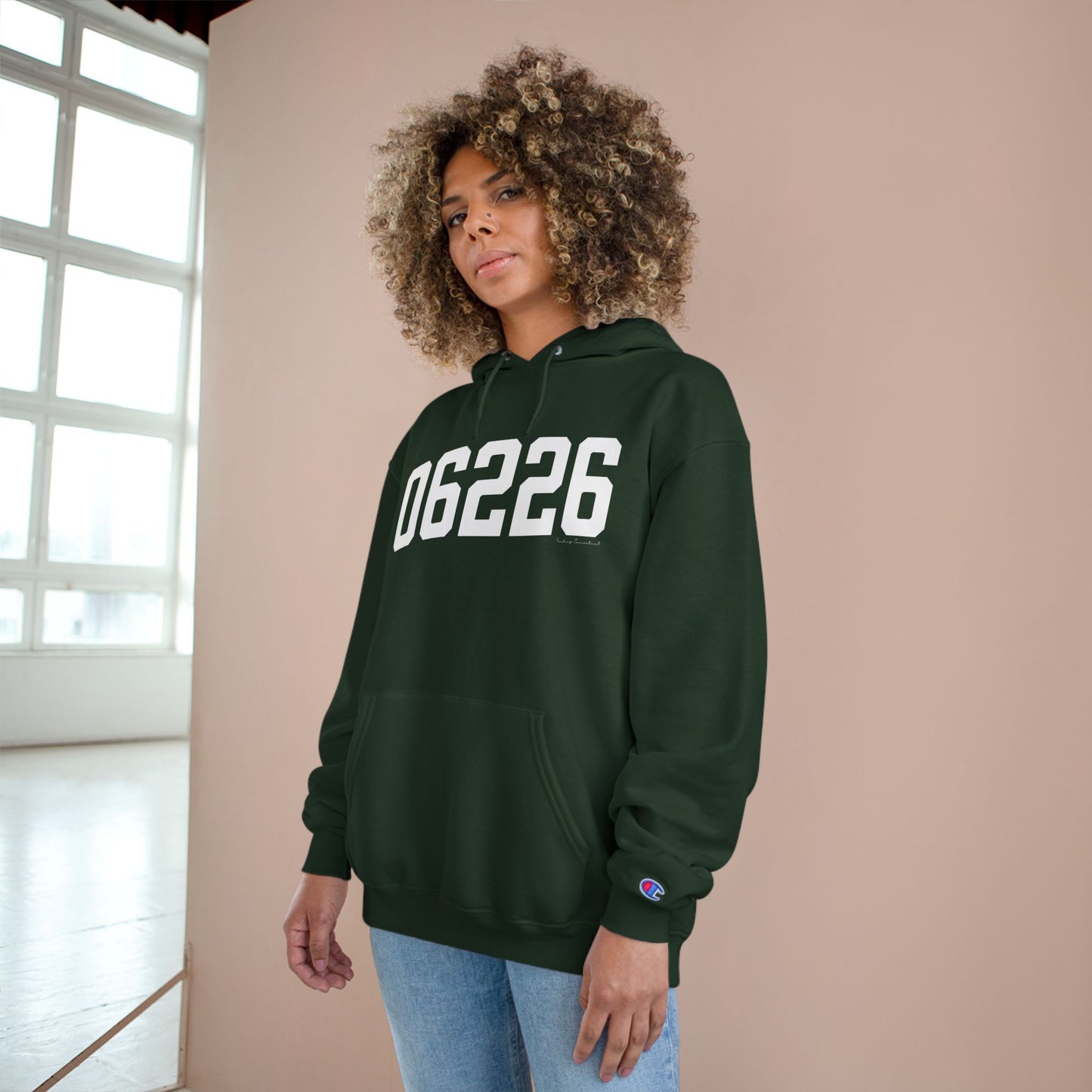 06226 Willimantic CT Zip Code Champion Hoodie