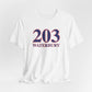 203 Waterbury Red, White & Blue Unisex Jersey Short Sleeve T-Shirt