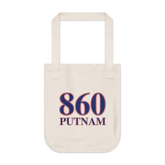 860 Putnam Red, White & Blue Organic Canvas Tote Bag