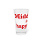 Middlebury is My Happy Place Pint Glass, 16oz