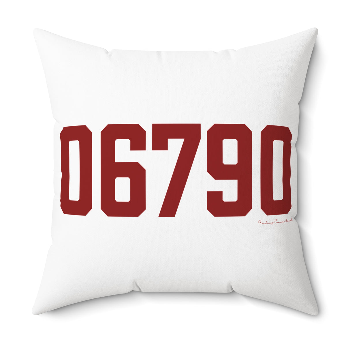 06790 Torrington Connecticut Zip Code Polyester Square Pillow