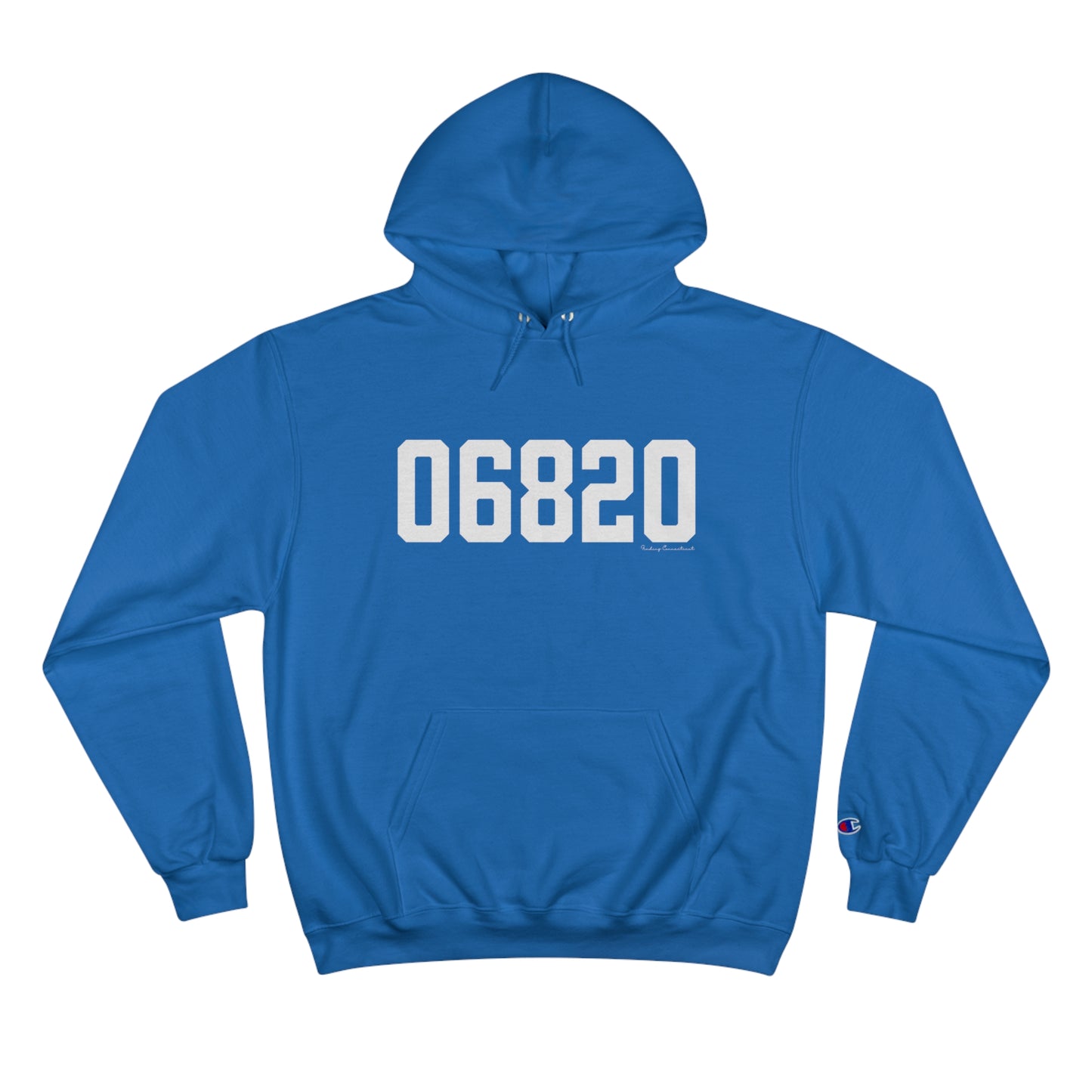 06820 - Darien CT Zip Code Champion Hoodie