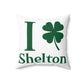 I Clover Shelton Spun Polyester Square Pillow