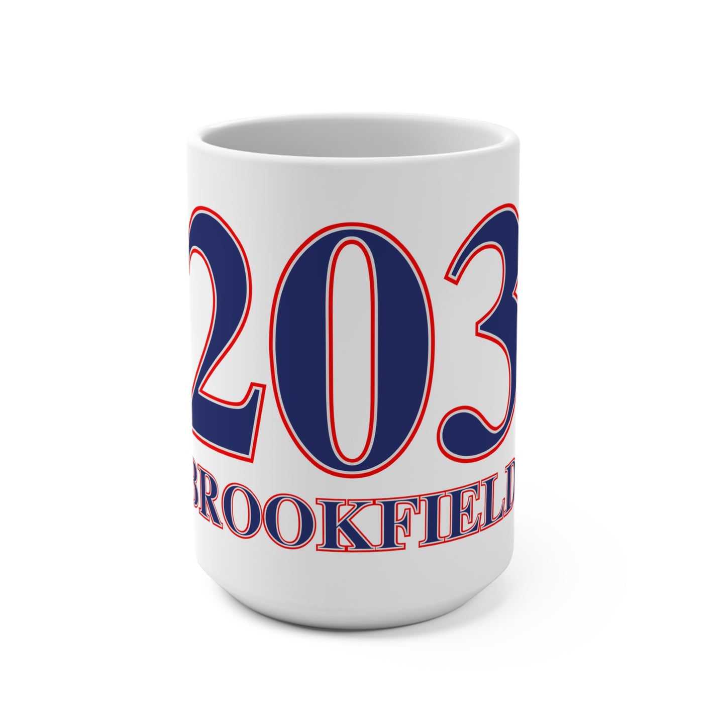 203 Brookfield Red White & Blue Mug 15oz