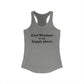 East Windsor is My Happy Place Women's Ideal Racerback Tank Top
