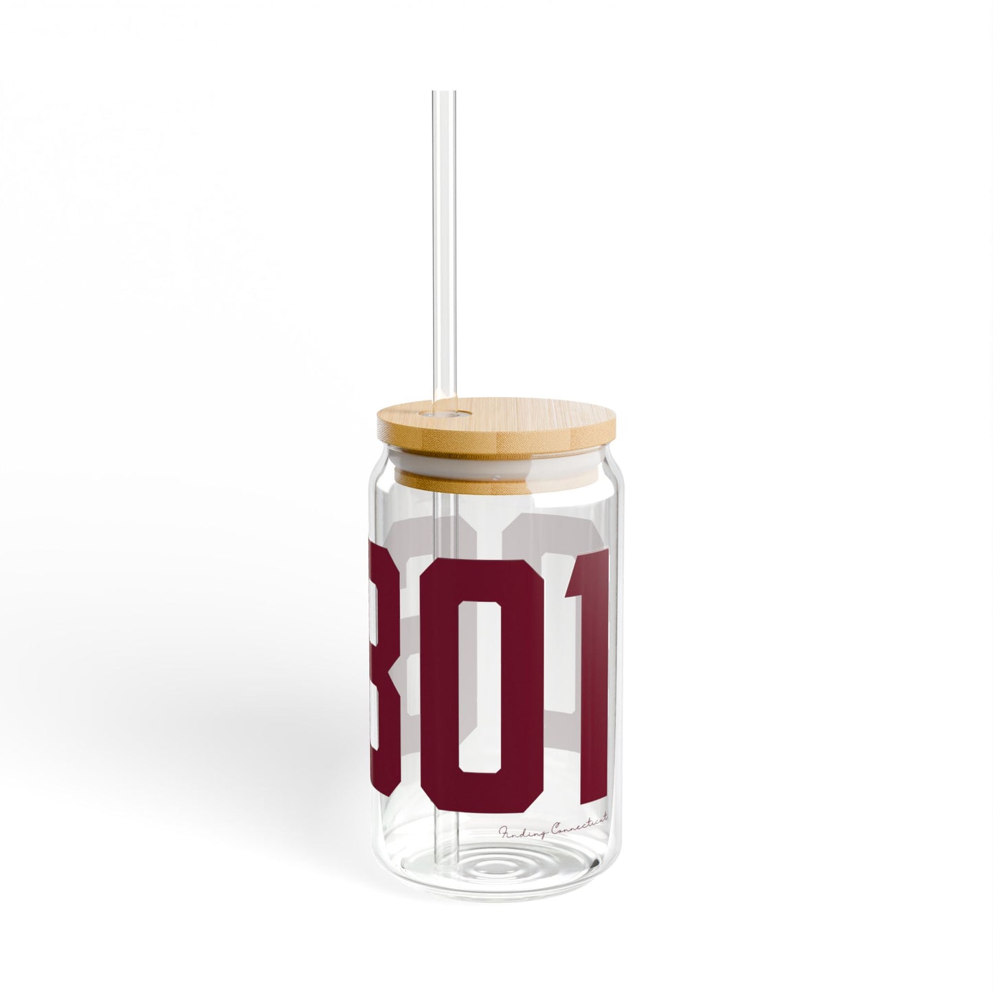 06801 Bethel Connecticut Zip Code Sipper Glass, 16oz