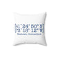 Newtown Coordinates Spun Polyester Square Pillow
